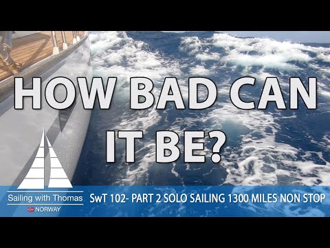 SAILING 1300 MILES NONSTOP SOLO  - SwT 102 - MARTINIQUE TO PANAMA PART 2