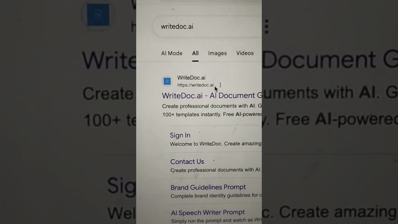 Create Documents &amp; Essays Instantly with Writedoc.ai 🚀 #AIWriting #AIAssistan #ai