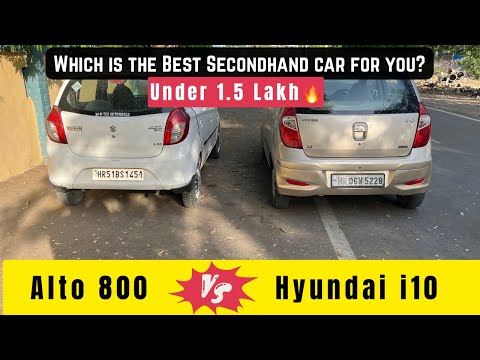 Alto 800 vs Hyundai i10 | Best car under 1.5 Lakh