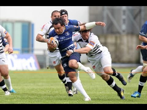 Quick tap by BO'D sees Isa Nacewa score try despite hits -  Zebre v Leinster 21st Apr 2013