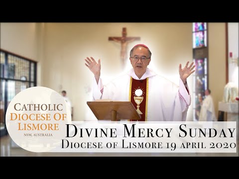 LIVE Divine Mercy Sunday Mass 19 April 2020 Bishop Greg Homeming Lismore Diocese NSW Australia