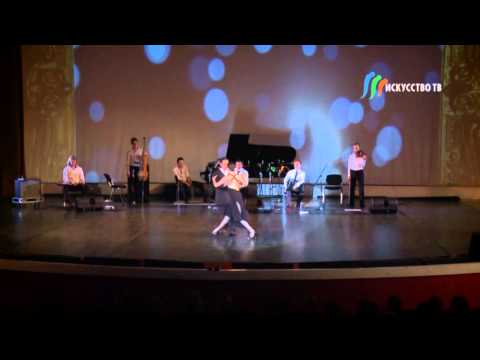  Milena Plebs  and  David Alejandro Palo  are  dancing  at  White Nights tango festival  in  2011