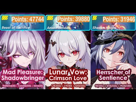 Honkai Impact 3rd: Ex-Memorial Arena Ver 7.4 W4 | Beast of Sacrifice, Heimdall, SK | MPS, LV, HOS