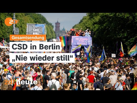 heute 19:00 Uhr vom 26.07.2025 CSD in Berlin, Trump in Schottland, Thailand und Kambodscha