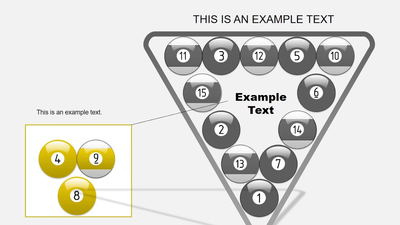 Billiards PowerPoint Charts - Billiards Game