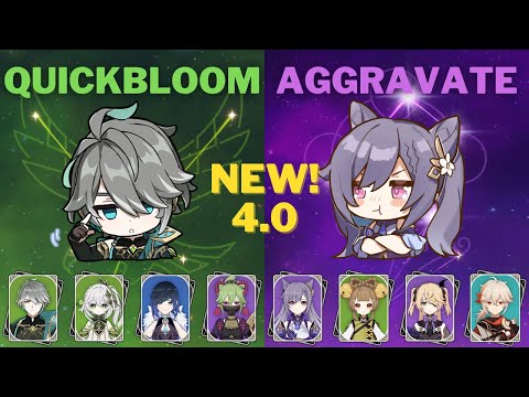C0 Quickbloom Alhaitham & C4 Aggravate Keqing - 4.0 NEW Spiral Abyss Floor 12