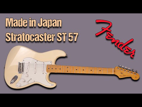 Fender MIJ ST57 Stratocaster Maple Neck w/ Tuners image 7