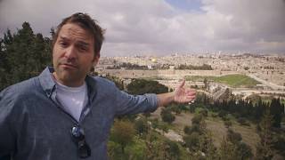 Dave visit the actual Garden of Gethsemane where Jesus was betrayed and arrested...
