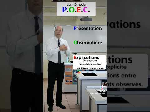 Une méthode d'analyse experimentale. #SVT #methodologie #POEC