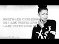 Zendaya - Scared (Lyrics Video) HD