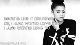 Zendaya - Scared (Lyrics Video) HD