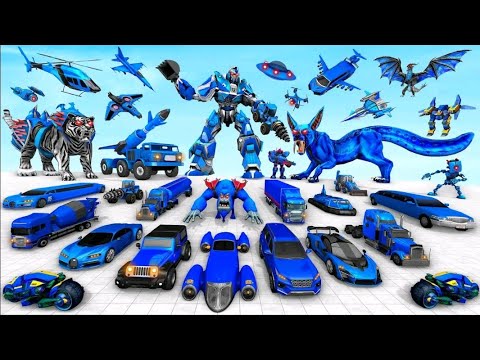 Police Tiger Robot Car Game 3D APK For Gameplay - Android/ios .