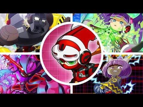 Mighty No. 9 + DLC - All Bosses + Ending [No Damage]