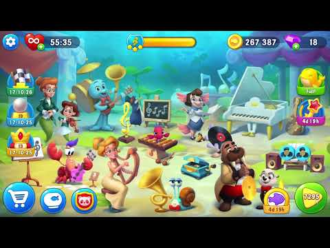 Fishdom 7295 Level - 20 moves - NO BooSTERS