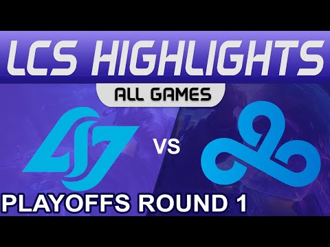 CLG vs C9 Highlights ALL GAMES Playoffs Round 1 LCS Summer 2022 Conter Logic Gaming vs Cloud9