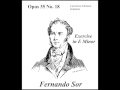 Fernando Sor Op 35 No. 18 Exercise in E Minor