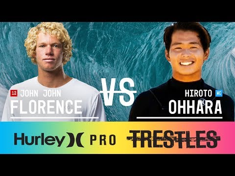John John Florence vs. Hiroto Ohhara - Round Three, Heat 7 - Hurley Pro at Trestles 2017