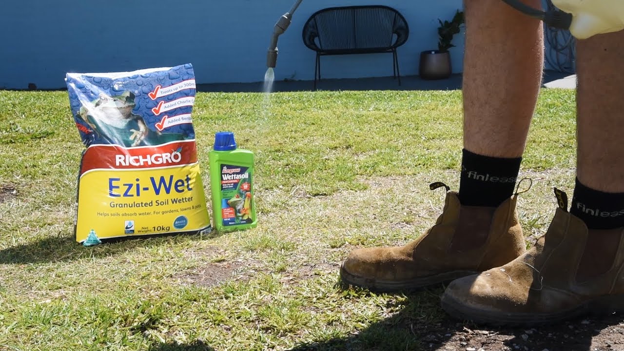 What are wetting agents or soil wetters used for? | Hydrophobic Soil