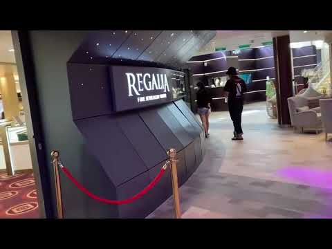 Tour at the BIGGEST Cruise Ship in Asia - Royal Caribbean Spectrum of the Seas | Royal Esplanade