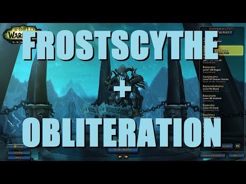 Bajheera - 7.2.5 [FROSTSCYTHE + OBLITERATION] Frost DK PvP Spec BG - WoW Legion PvP