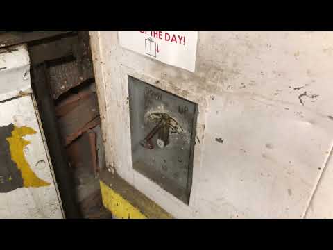 Antique hand-operated Otis freight elevator 4 - Wd12Whse,19,1 - Pittsburgh, PA