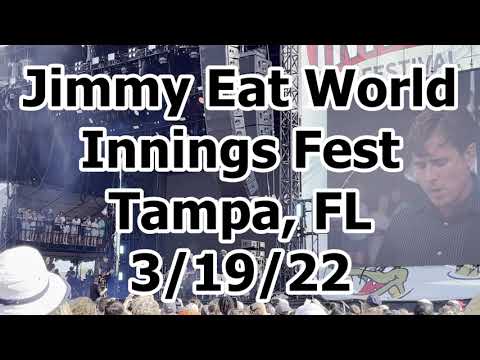 Jimmy Eat World LIVE at Innings Fest Tampa FL :: Futures Bleed American Pain Middle Authority Song