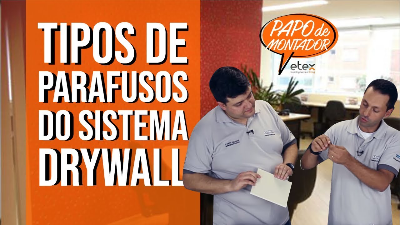 Tipos de Parafusos do sistema Drywall - DICA #6 - Papo de Montador
