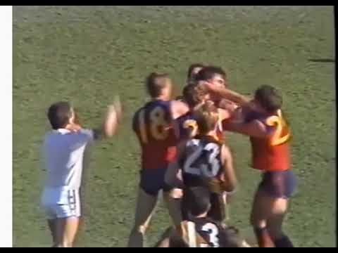 Fitzroy VS Richmond Trent Nichols Michael Roach VFL/AFL Highlights 1988