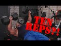 115 POUND DUMBBELLS: The Journey to Ten Reps