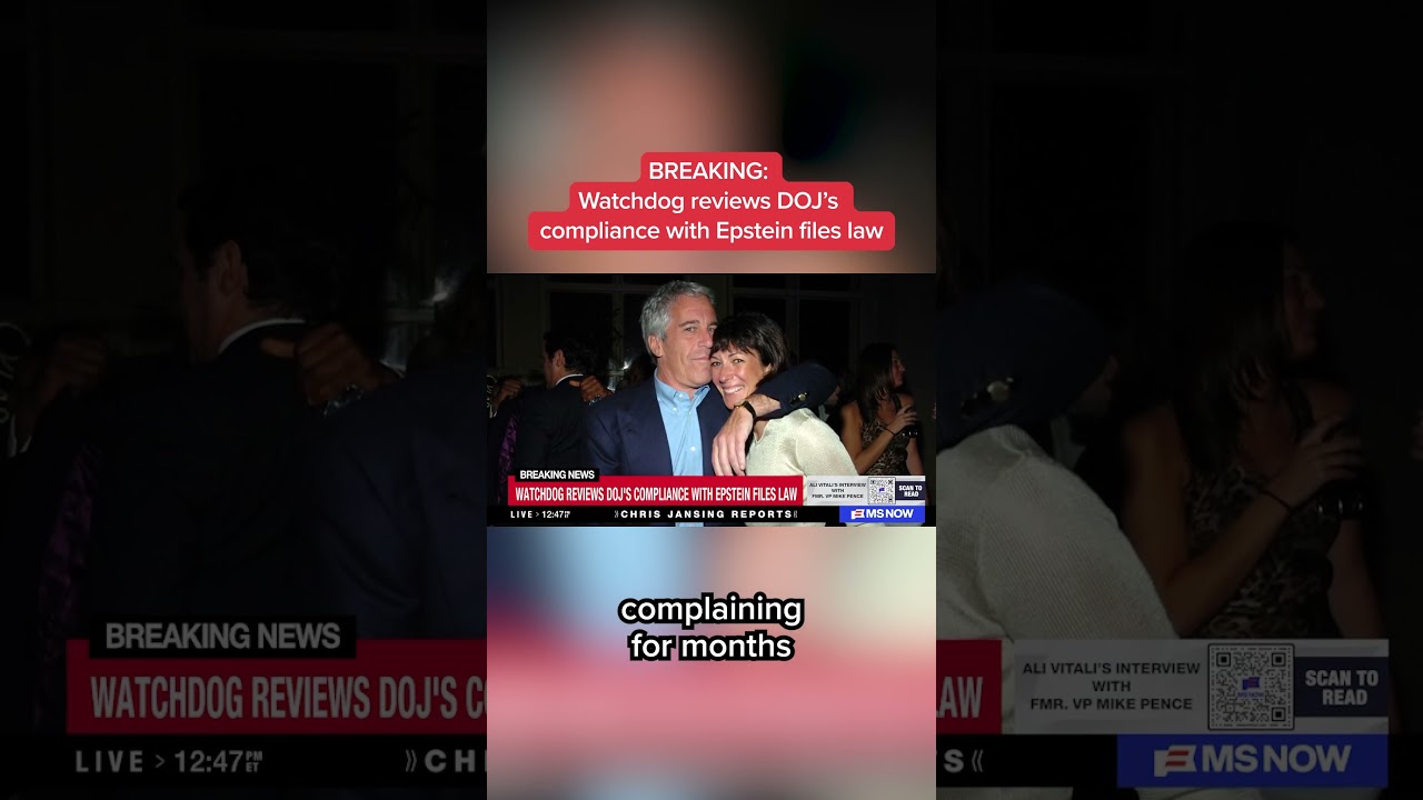 BREAKING: Watchdog reviews DOJ's compliance with Epstein files law