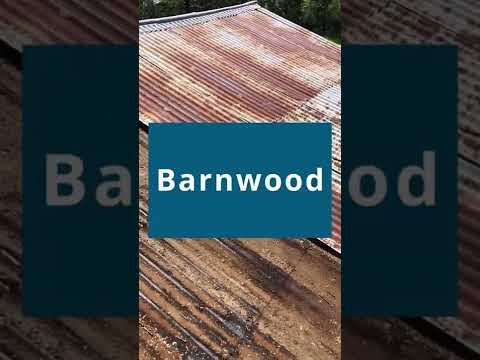 Barnwood Salvage Issues - (Tar Paper/Reclaimed Wood) #shorts