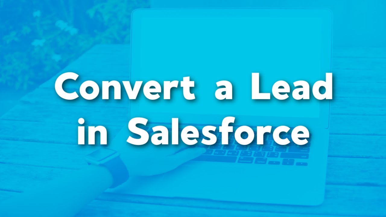 How to Convert a Lead in Salesforce | Convert into account contact opportunity | User Training