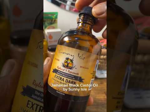 Extra Dark JAMAICAN BLACK CASTOR OIL for hair growth 🍃 #hairgrowth #subscribe #youtubeshorts