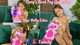 Nory&#39;s First Toy Unboxing || Star Belly lites