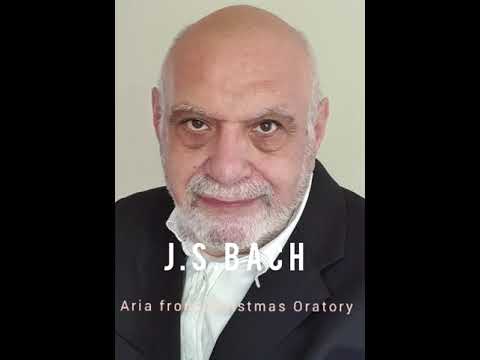 J.S.Bach Aria from Christmas Oratory   Gevorg Hunanian Singing