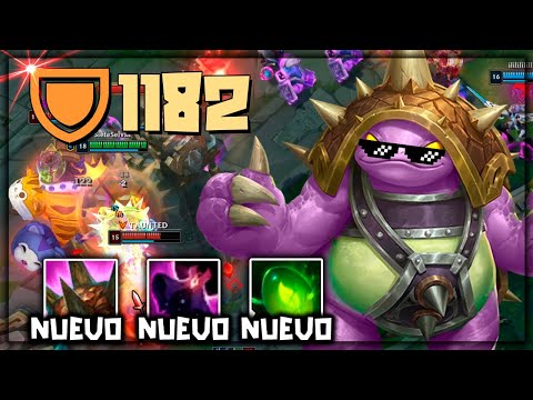 *NUEVA*  W  de RAMMUS con los NUEVOS ITEMS es un SIN SENTIDO PRETEMPORADA 13 - League of Legends