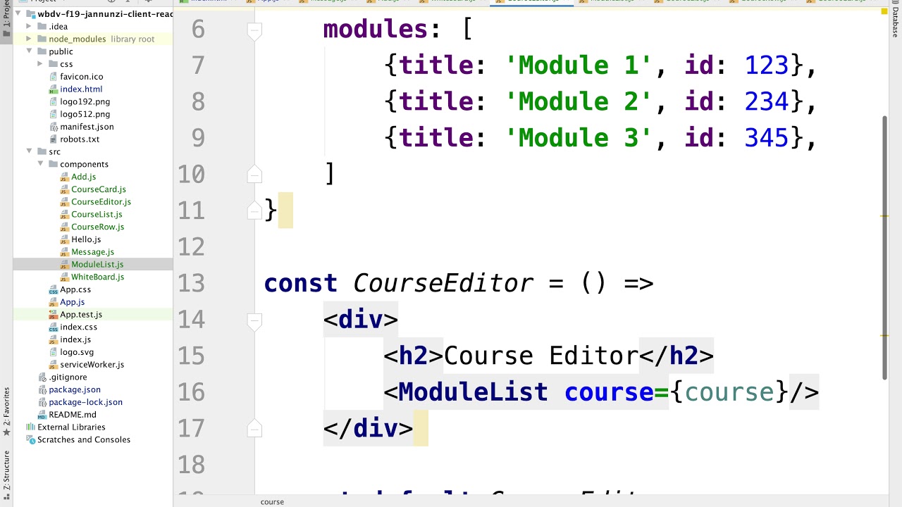 How do you create an array of objects in React native? How do you ...