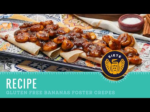 Gluten Free Bananas Foster Crepes