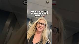 Would you stay in this balcony cabin? #cruising #royalcaribbean #wonderoftheseas #balconycabin