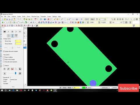 How to make drill program in mastercam X1   X7
