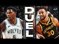 Anthony Edwards (33 PTS) & Curry (38 PTS) Battle In The Bay! | November 12, 2023
