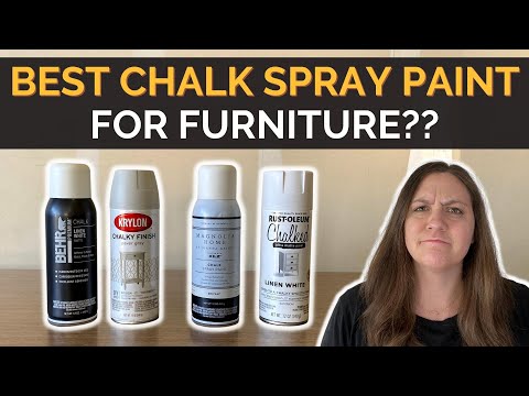 The Best Chalk Spray Paint | Rust-Oleum VS Magnolia VS Krylon VS Behr
