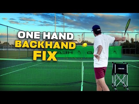 Why 99% of Tennis Players Hit the One Hand Backhand WRONG (Fix It Fast)