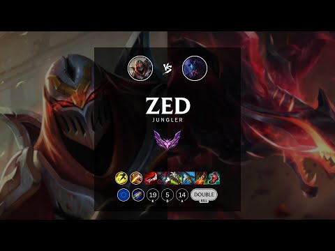 Zed Jungle vs Rek'Sai - EUW Master Patch 12.8