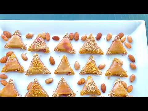 Best Moroccan Almond Briwats / Briouates Recipe - Moroccan Pastries With Almond and Honey Recipe -