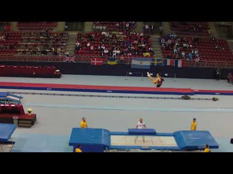 USHAKOV Dmitrii Team Final Trampoline World Championships 2017