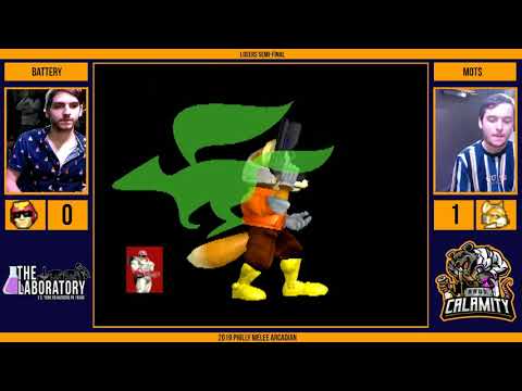 2019 Philly Melee Arcadian @ The Lab - Battery (Falcon) vs Mot$ (Fox) - Losers Semi-Final - Melee