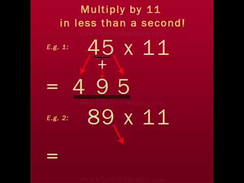 Easy method to multiply by 11