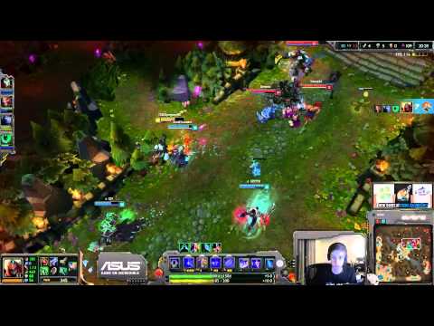 Bjergsen Zed vs Kha'Zix [Challenger Ranked solo queue mid]