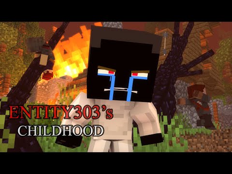 "World Split In Two" - A Minecraft Music Video ♪ (Entity303's Life)
